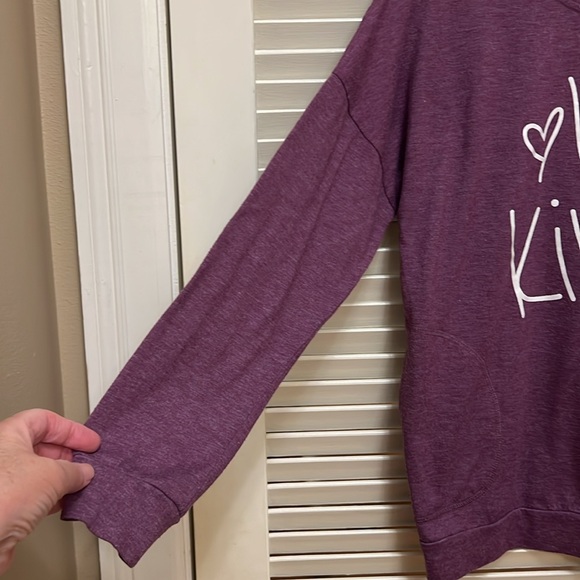 “Be Kind” Tee Shirt in Purple, Size Small, GUC - Picture 7 of 14